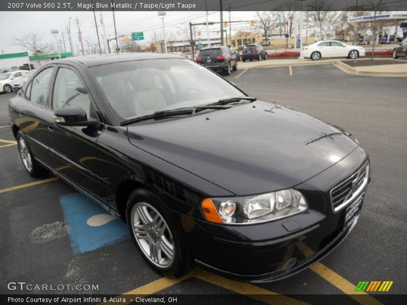 Magic Blue Metallic / Taupe/Light Taupe 2007 Volvo S60 2.5T