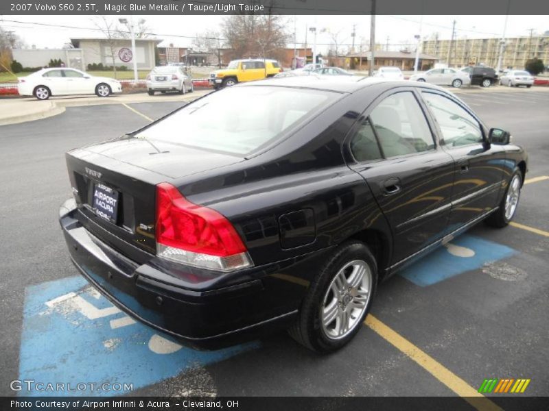 Magic Blue Metallic / Taupe/Light Taupe 2007 Volvo S60 2.5T