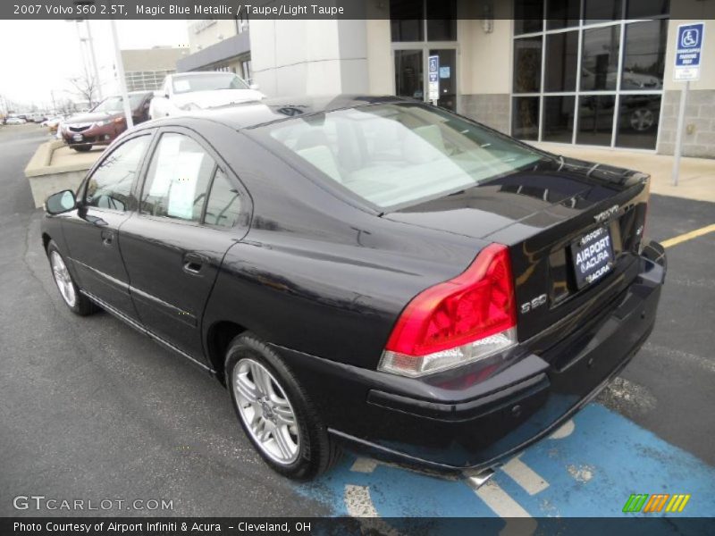 Magic Blue Metallic / Taupe/Light Taupe 2007 Volvo S60 2.5T