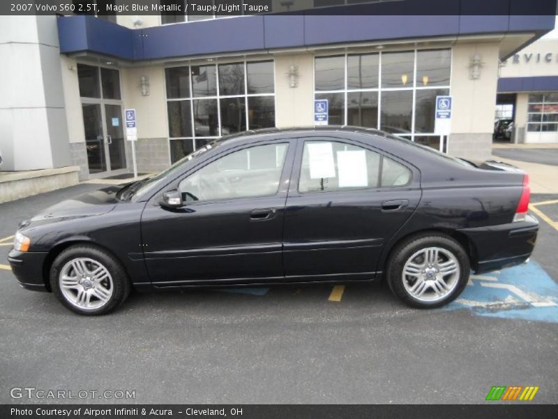 Magic Blue Metallic / Taupe/Light Taupe 2007 Volvo S60 2.5T