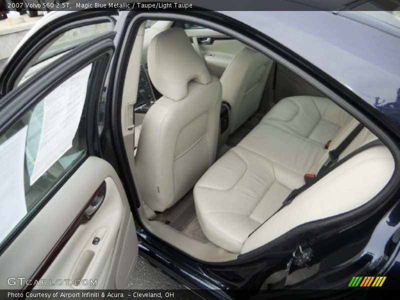 Magic Blue Metallic / Taupe/Light Taupe 2007 Volvo S60 2.5T