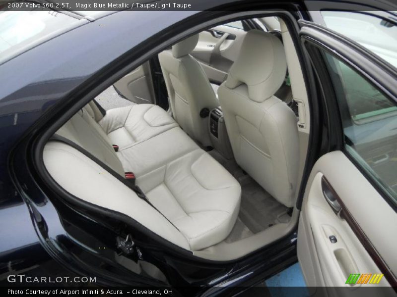 Magic Blue Metallic / Taupe/Light Taupe 2007 Volvo S60 2.5T