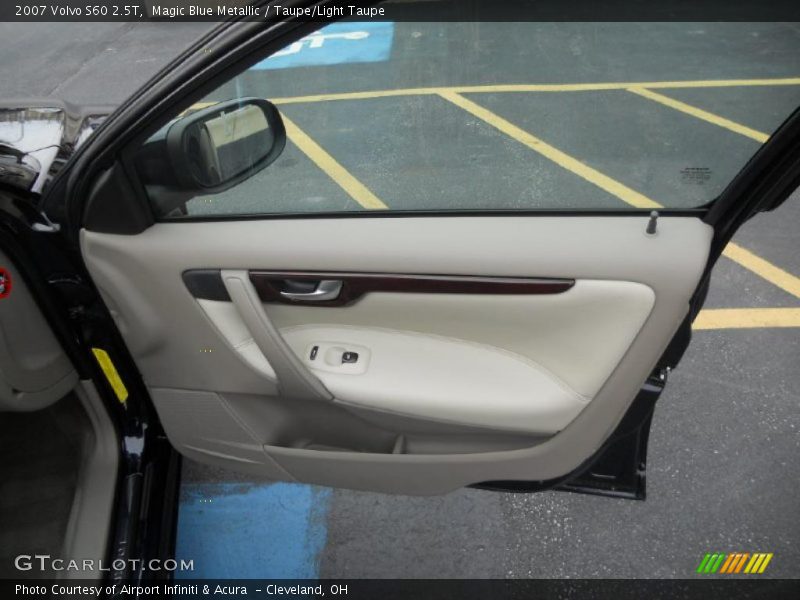 Magic Blue Metallic / Taupe/Light Taupe 2007 Volvo S60 2.5T