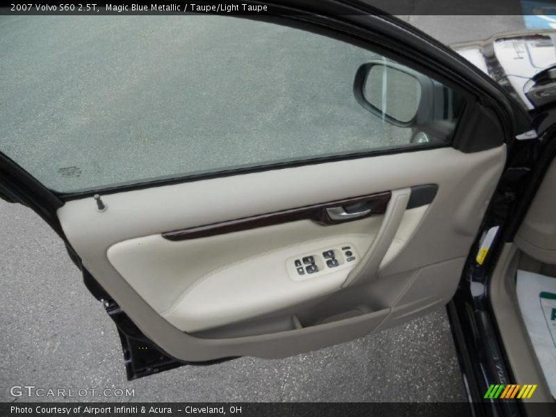 Magic Blue Metallic / Taupe/Light Taupe 2007 Volvo S60 2.5T