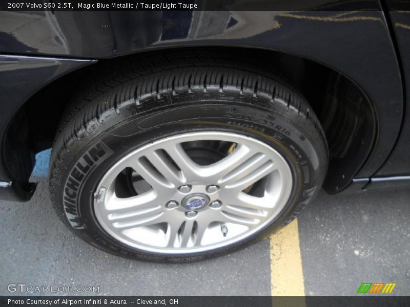 Magic Blue Metallic / Taupe/Light Taupe 2007 Volvo S60 2.5T