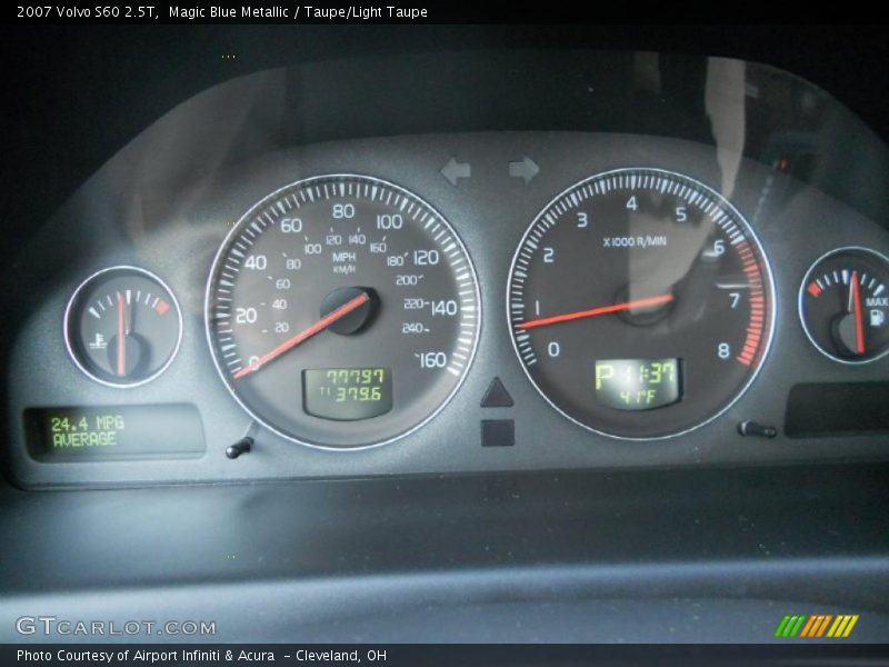 Magic Blue Metallic / Taupe/Light Taupe 2007 Volvo S60 2.5T