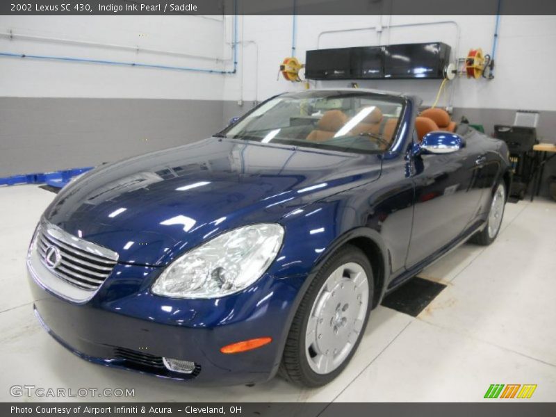 Indigo Ink Pearl / Saddle 2002 Lexus SC 430