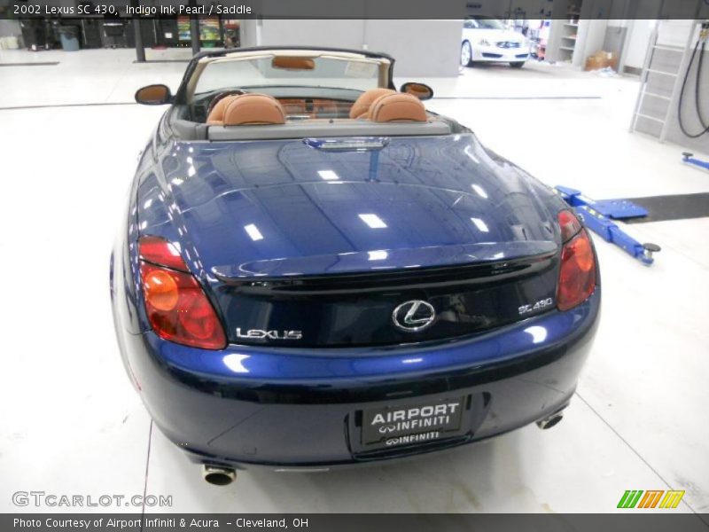 Indigo Ink Pearl / Saddle 2002 Lexus SC 430