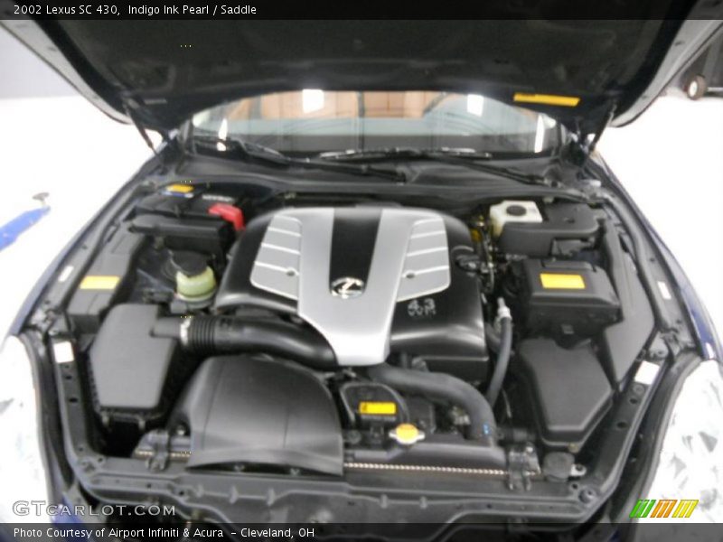 Indigo Ink Pearl / Saddle 2002 Lexus SC 430