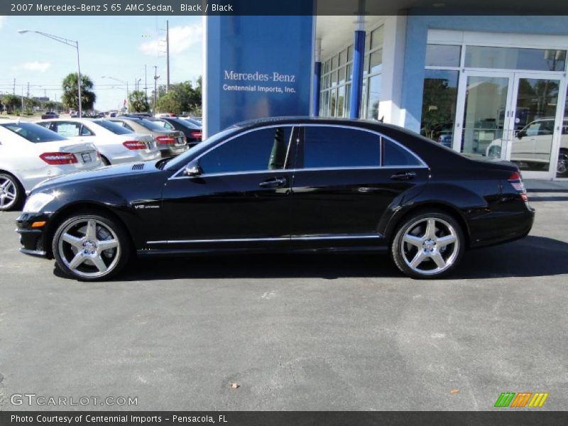 Black / Black 2007 Mercedes-Benz S 65 AMG Sedan