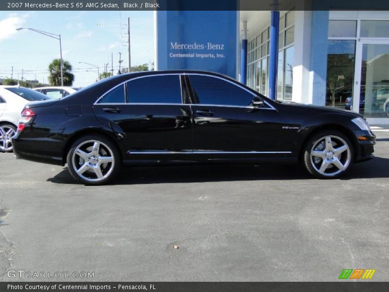 Black / Black 2007 Mercedes-Benz S 65 AMG Sedan
