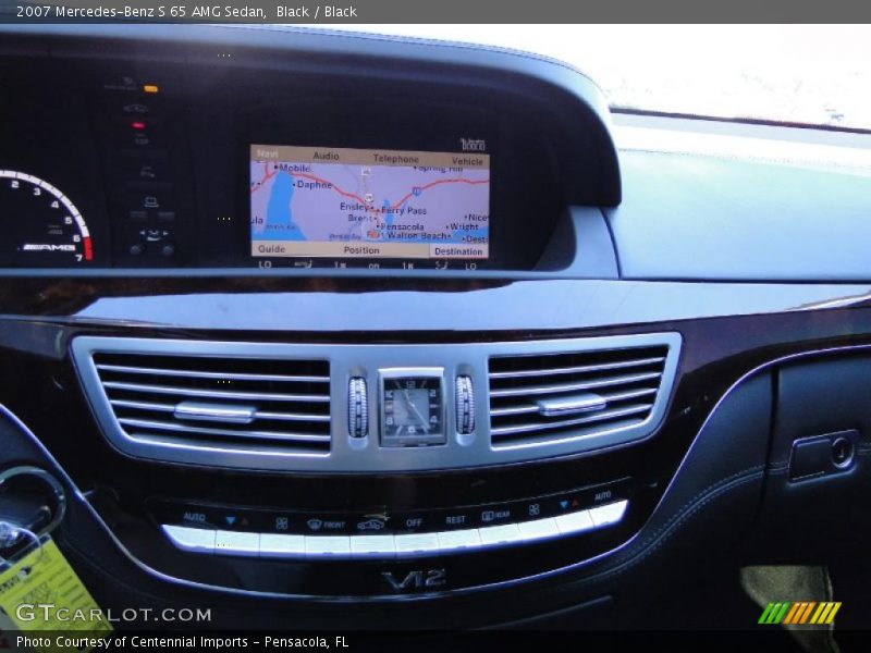 Navigation of 2007 S 65 AMG Sedan