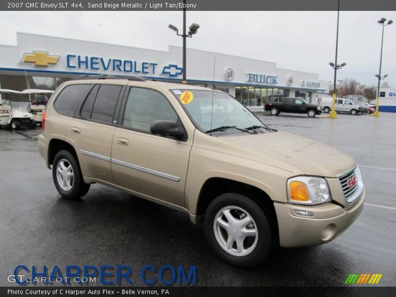 Sand Beige Metallic / Light Tan/Ebony 2007 GMC Envoy SLT 4x4
