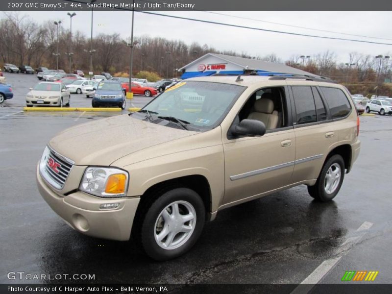 Sand Beige Metallic / Light Tan/Ebony 2007 GMC Envoy SLT 4x4