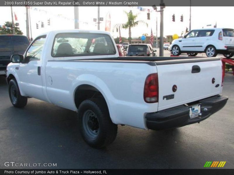 Oxford White / Medium Graphite 2000 Ford F350 Super Duty XL Regular Cab