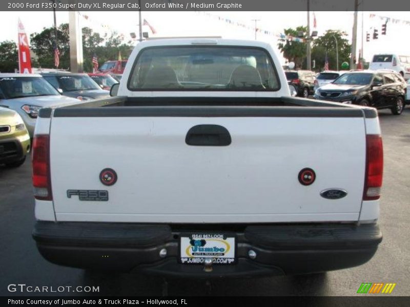 Oxford White / Medium Graphite 2000 Ford F350 Super Duty XL Regular Cab