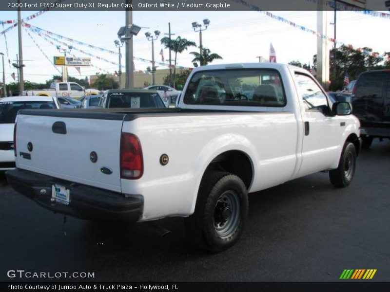 Oxford White / Medium Graphite 2000 Ford F350 Super Duty XL Regular Cab