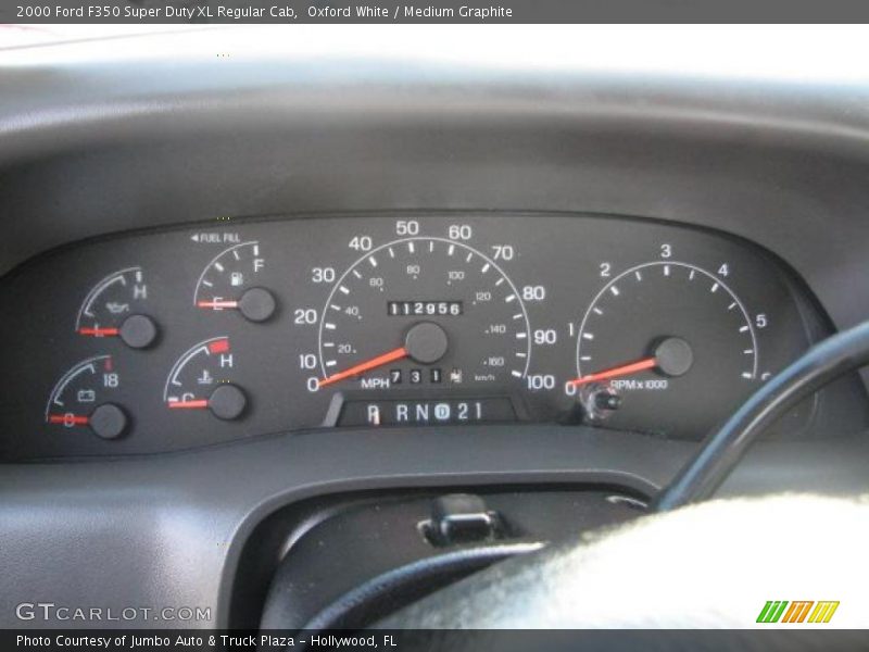  2000 F350 Super Duty XL Regular Cab XL Regular Cab Gauges