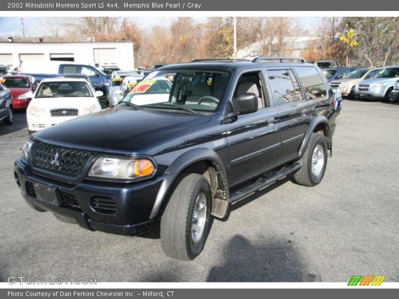 Memphis Blue Pearl / Gray 2002 Mitsubishi Montero Sport LS 4x4