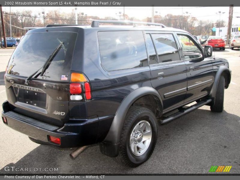 Memphis Blue Pearl / Gray 2002 Mitsubishi Montero Sport LS 4x4