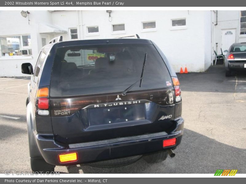 Memphis Blue Pearl / Gray 2002 Mitsubishi Montero Sport LS 4x4
