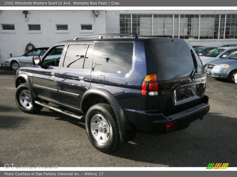 Memphis Blue Pearl / Gray 2002 Mitsubishi Montero Sport LS 4x4