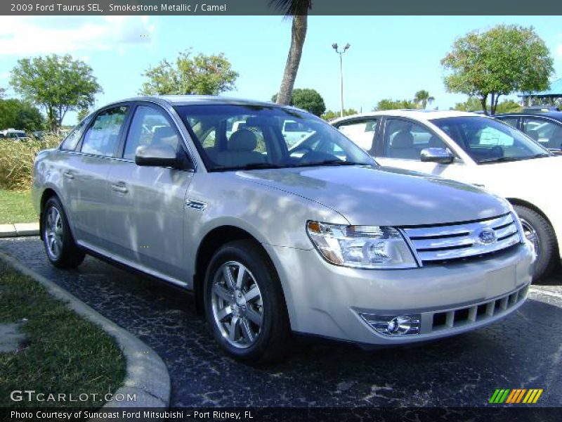 Smokestone Metallic / Camel 2009 Ford Taurus SEL