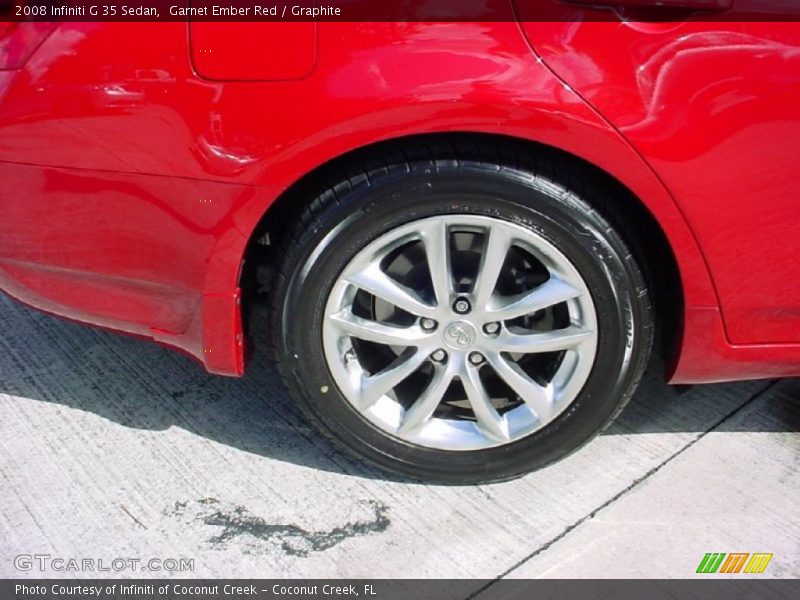 Garnet Ember Red / Graphite 2008 Infiniti G 35 Sedan