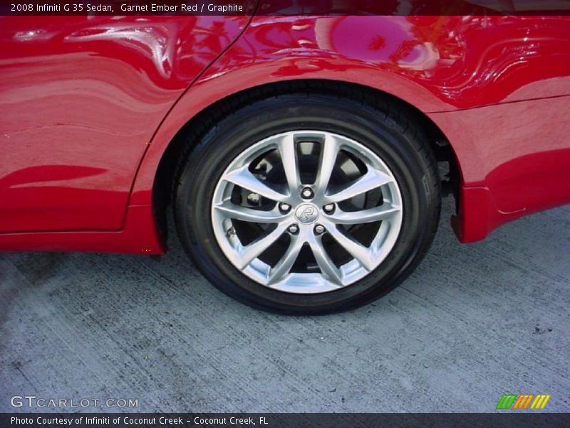 Garnet Ember Red / Graphite 2008 Infiniti G 35 Sedan