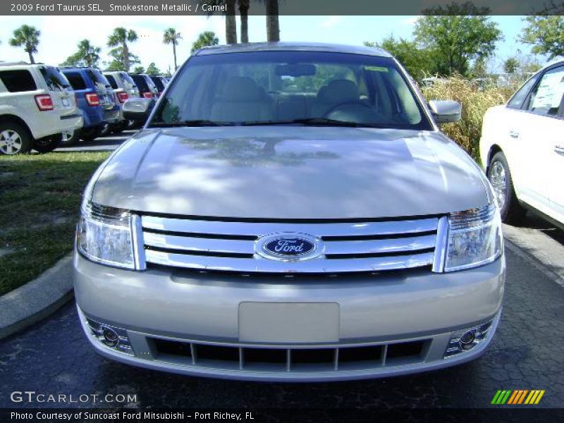 Smokestone Metallic / Camel 2009 Ford Taurus SEL