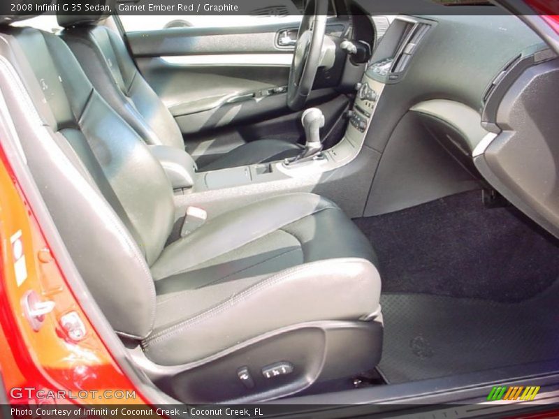 Garnet Ember Red / Graphite 2008 Infiniti G 35 Sedan