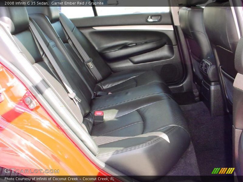 Garnet Ember Red / Graphite 2008 Infiniti G 35 Sedan