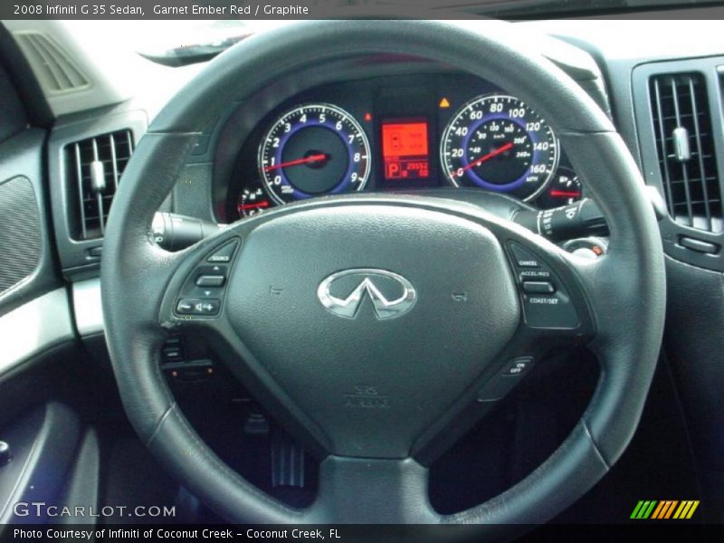 Garnet Ember Red / Graphite 2008 Infiniti G 35 Sedan