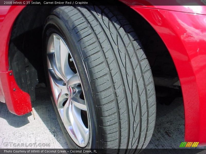 Garnet Ember Red / Graphite 2008 Infiniti G 35 Sedan