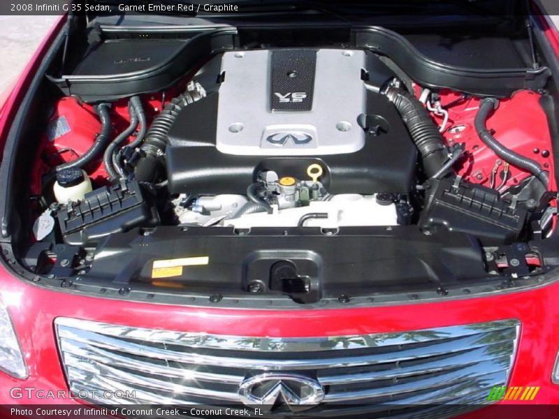 Garnet Ember Red / Graphite 2008 Infiniti G 35 Sedan