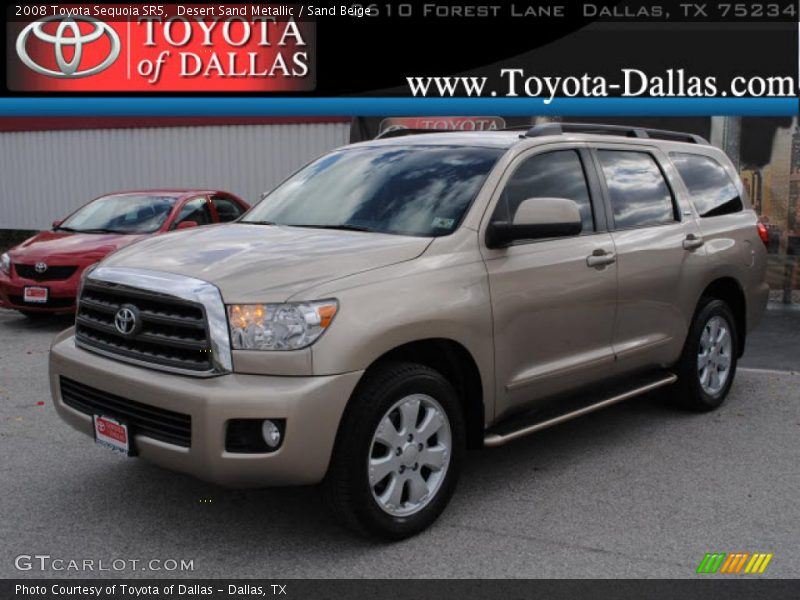 Desert Sand Metallic / Sand Beige 2008 Toyota Sequoia SR5