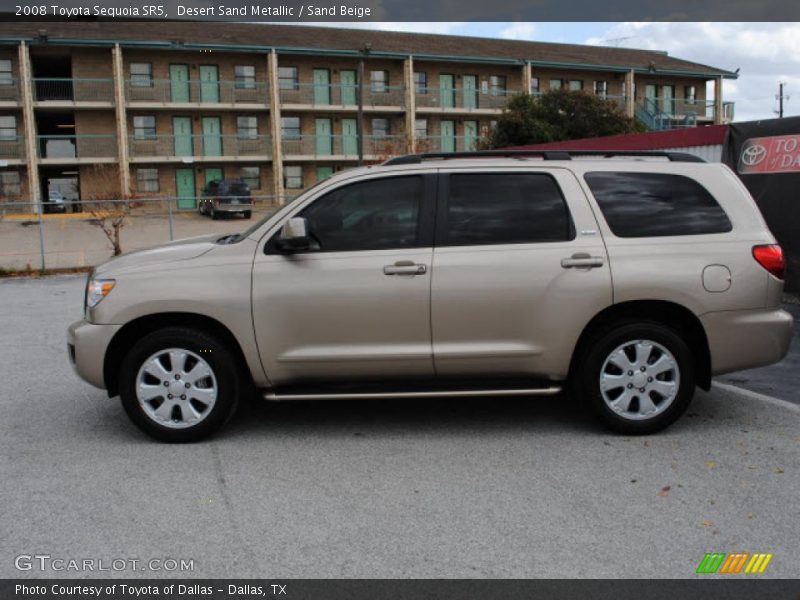 Desert Sand Metallic / Sand Beige 2008 Toyota Sequoia SR5