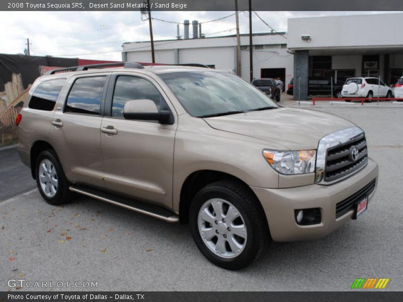 Desert Sand Metallic / Sand Beige 2008 Toyota Sequoia SR5