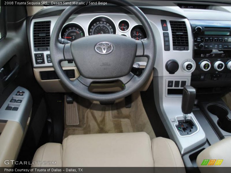 Desert Sand Metallic / Sand Beige 2008 Toyota Sequoia SR5