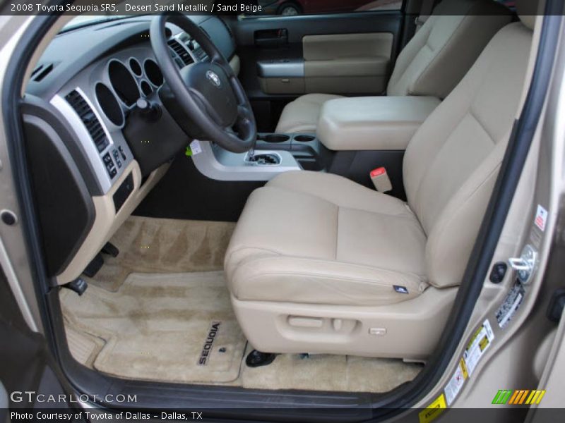 Desert Sand Metallic / Sand Beige 2008 Toyota Sequoia SR5