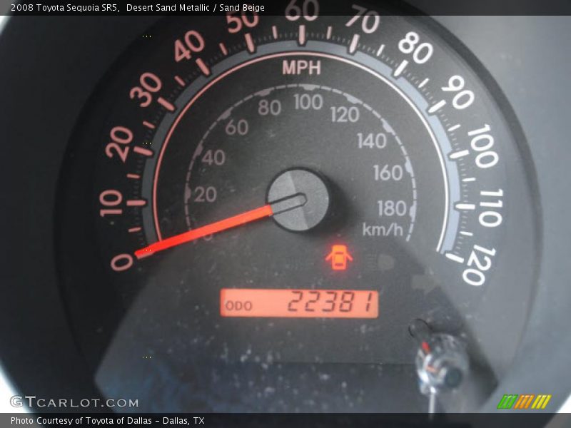 Desert Sand Metallic / Sand Beige 2008 Toyota Sequoia SR5