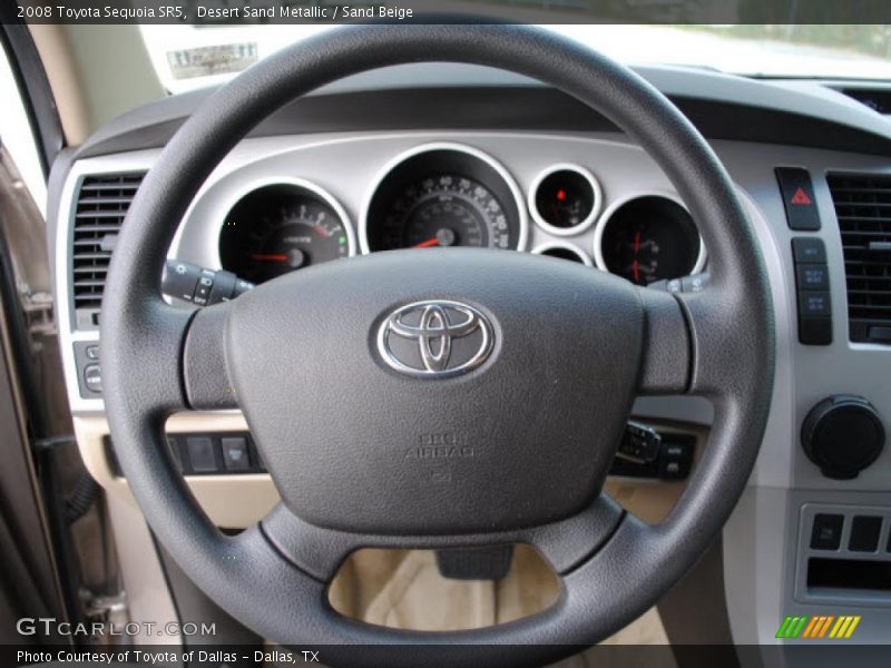 Desert Sand Metallic / Sand Beige 2008 Toyota Sequoia SR5