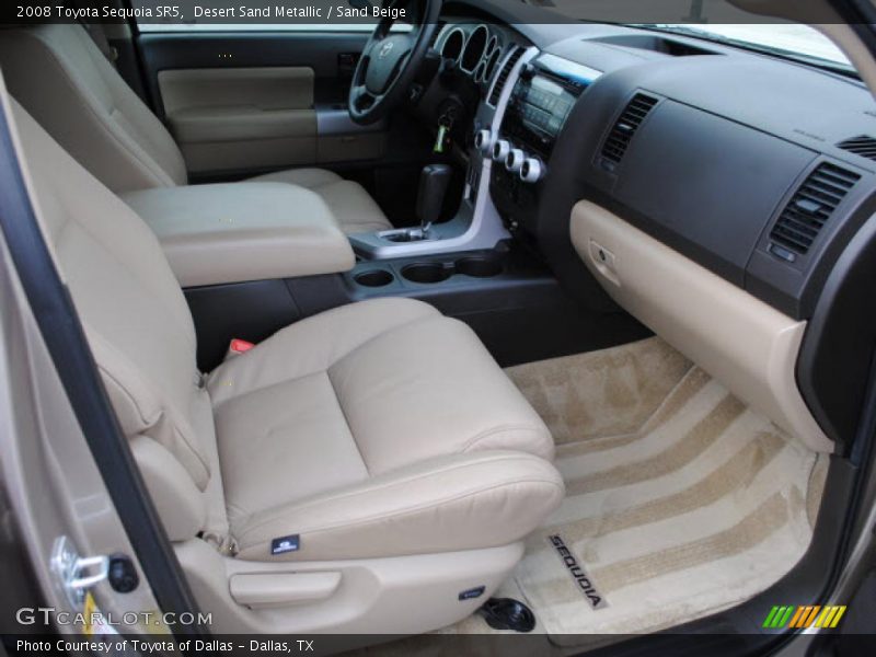 Desert Sand Metallic / Sand Beige 2008 Toyota Sequoia SR5