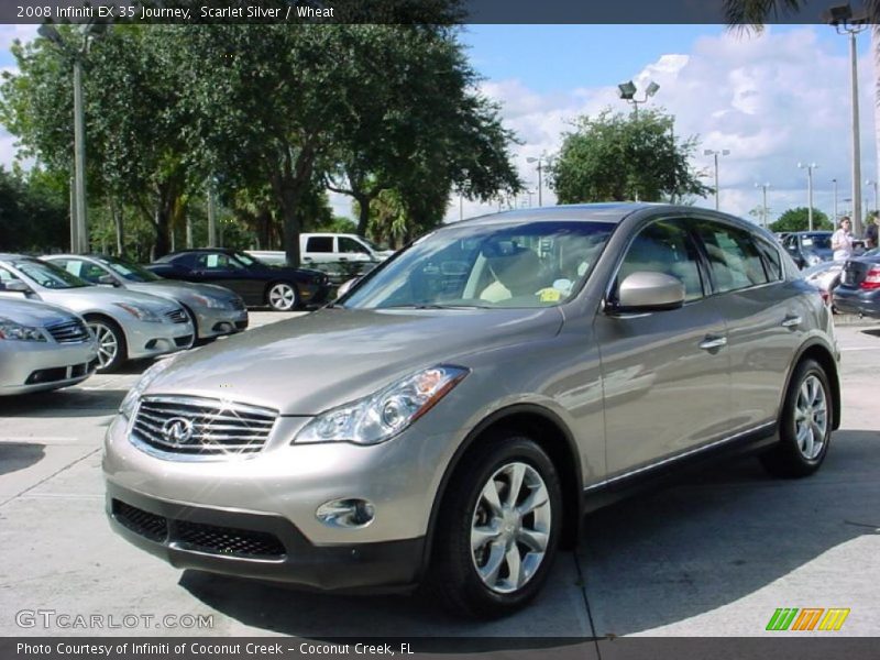 Scarlet Silver / Wheat 2008 Infiniti EX 35 Journey