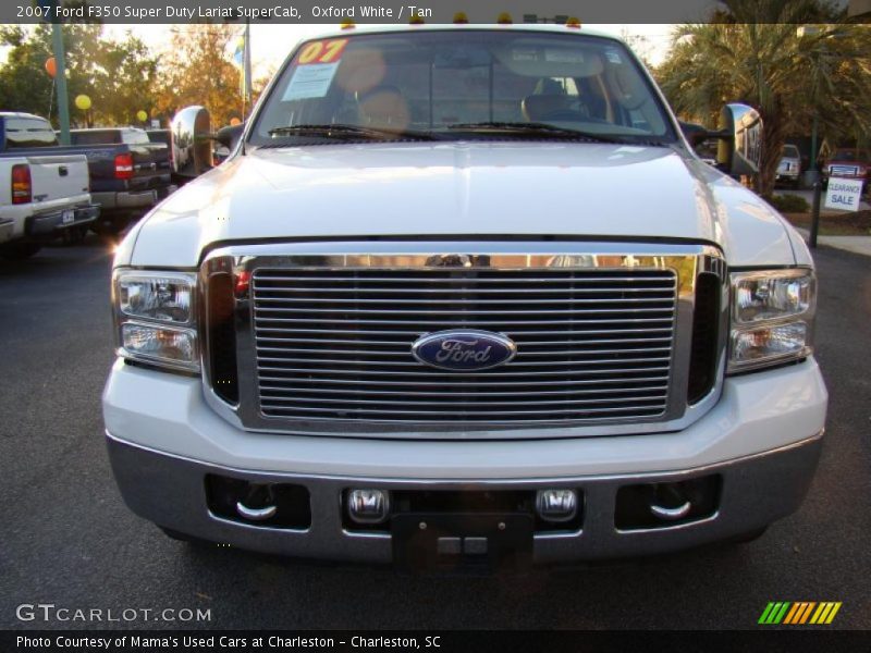 Oxford White / Tan 2007 Ford F350 Super Duty Lariat SuperCab