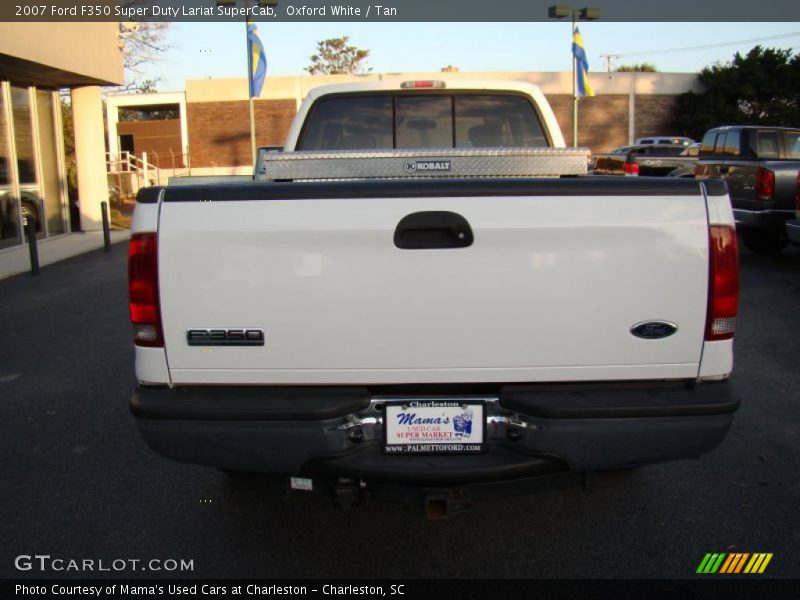 Oxford White / Tan 2007 Ford F350 Super Duty Lariat SuperCab