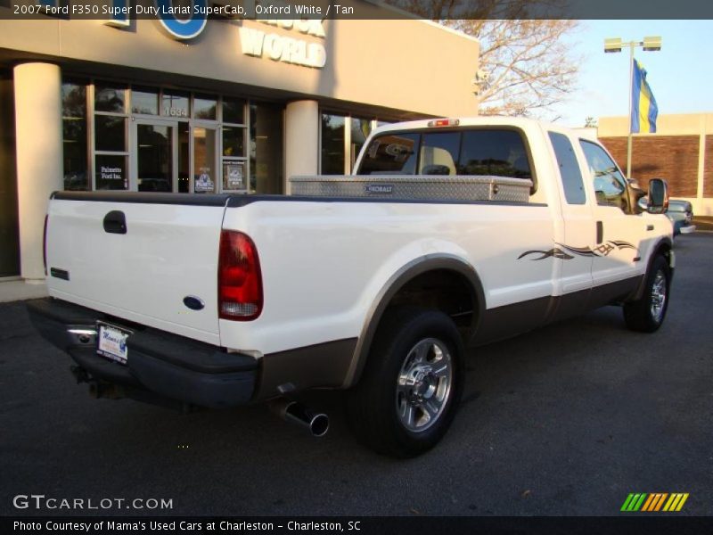 Oxford White / Tan 2007 Ford F350 Super Duty Lariat SuperCab