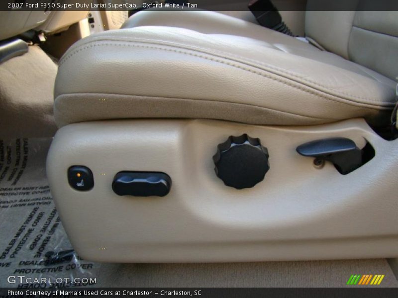 Oxford White / Tan 2007 Ford F350 Super Duty Lariat SuperCab