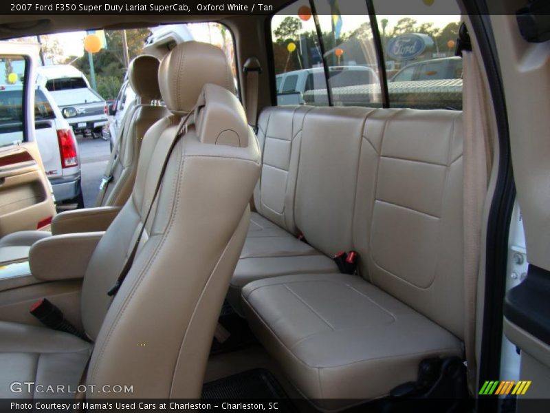 Oxford White / Tan 2007 Ford F350 Super Duty Lariat SuperCab