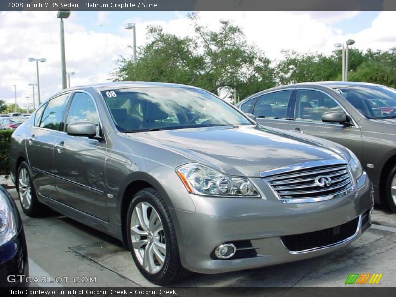Platinum Graphite / Stone 2008 Infiniti M 35 Sedan